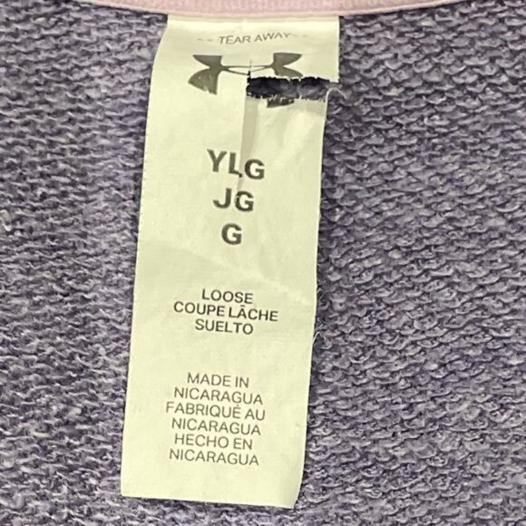 Under Armour girl’s pullover hoodie size L - Picture 4 of 4